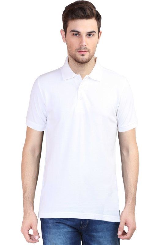 Men's Polo - White