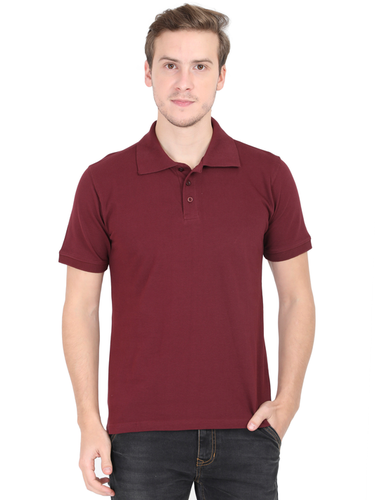 Men's Polo - Maroon