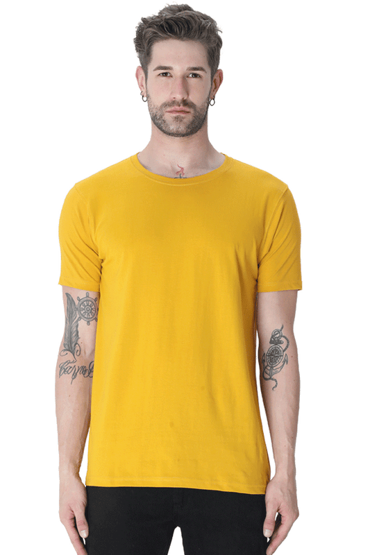 Unisex Classic Crew T-Shirt - Golden Yellow