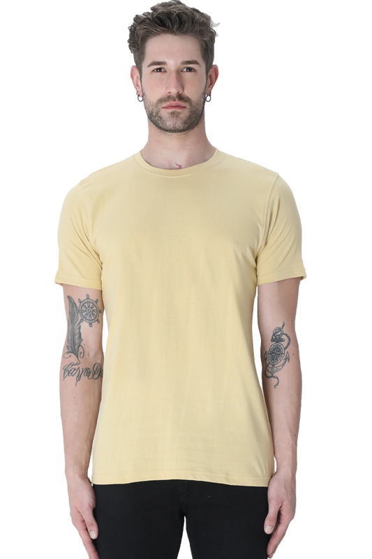 Unisex Classic Crew T-Shirt - Beige