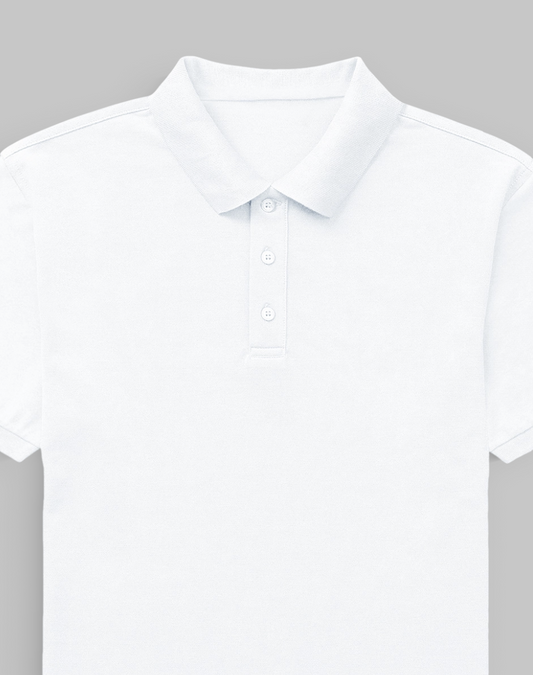 Men's Polo - White